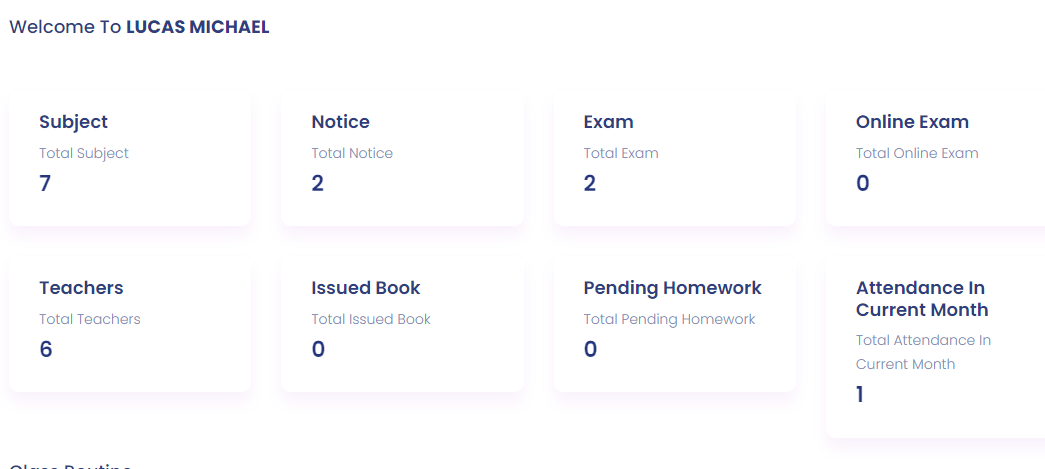 Student Dashboard